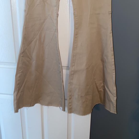 New! Bell bottom khaki pants - Picture 3 of 9